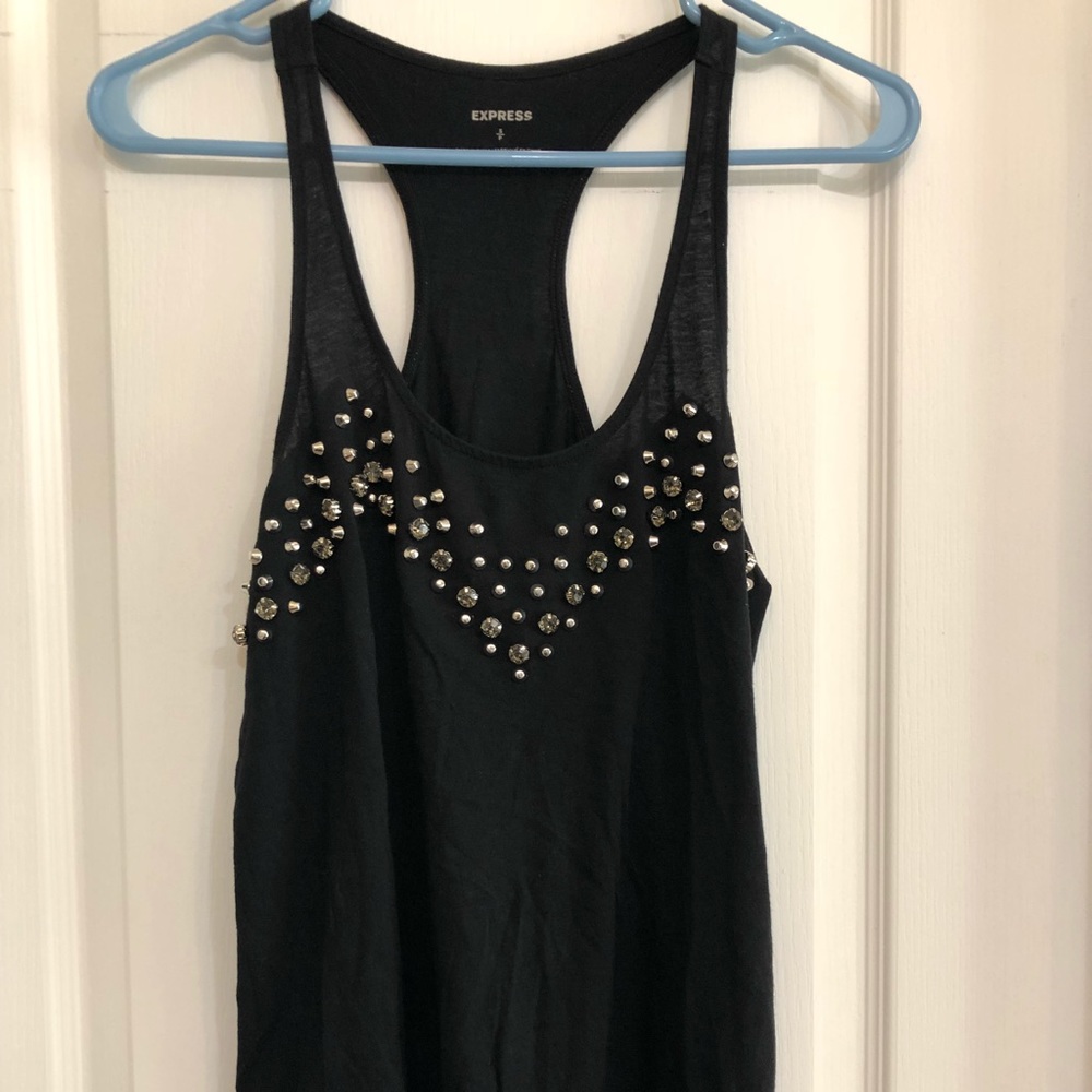 Express Studded Racerback Tank Top - Picture 2 of 2